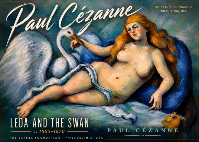 Paul Cézanne Leda and the Swan No6 - Poster