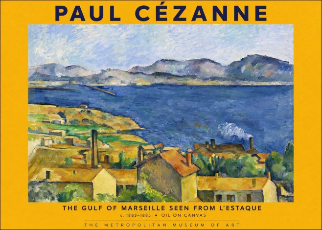Paul Cézanne The Gulf of Marseille Seen from L'estaque No2 - Poster