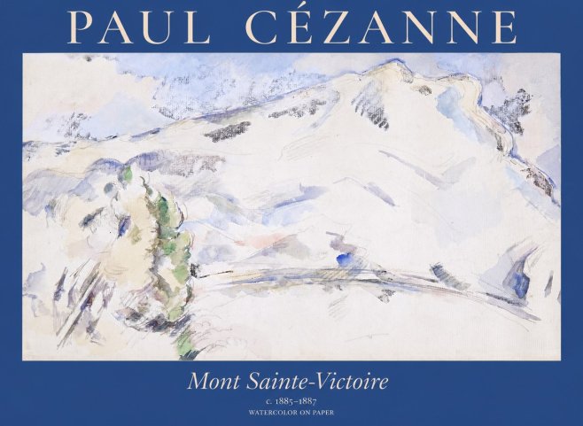 Paul Cézanne Mont Sainte-victoire No1 - Poster