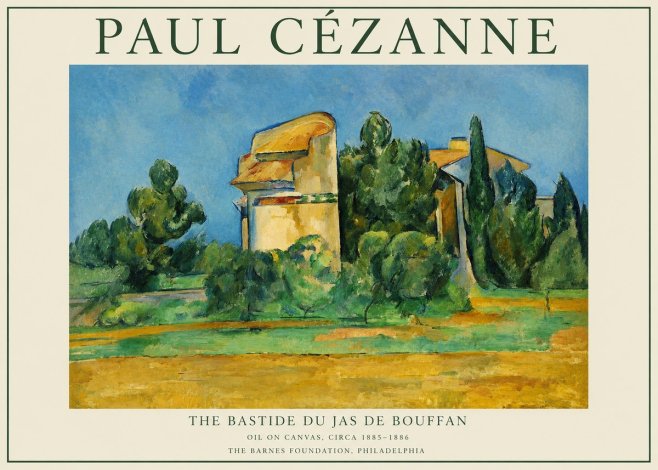 Paul Cézanne The Bastide Du Jas De Bouffan No1 - Poster