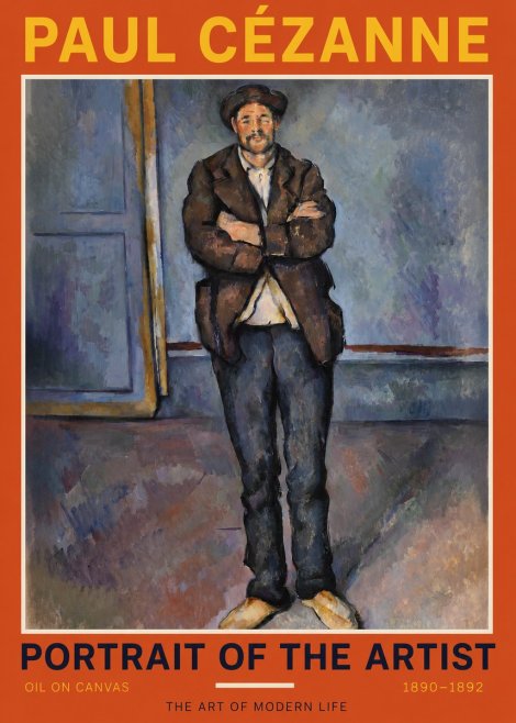 Paul Cézanne Portrait of the Artist II No2 - Poster