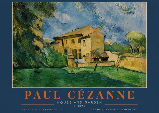 Paul Cézanne House and Garden No2 - Poster