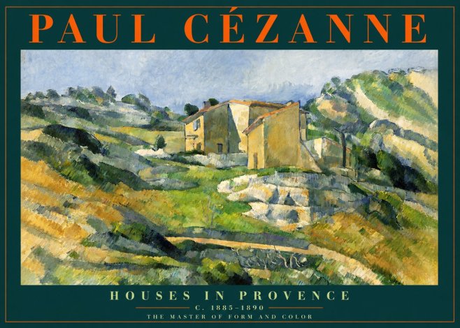 Paul Cézanne Houses in Provence No2 - Poster