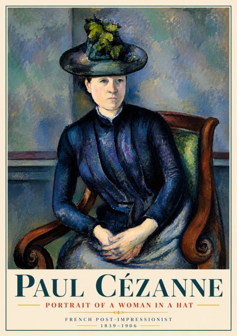 Paul Cézanne Portrait of a Woman II No6 - Poster