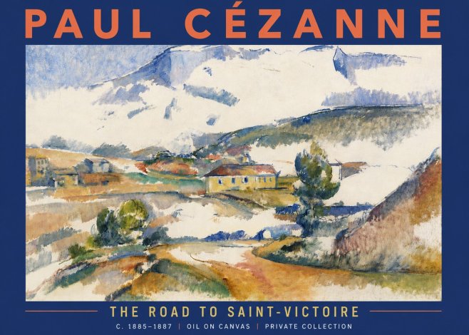Paul Cézanne The Road to Saint-victoire No6 - Poster