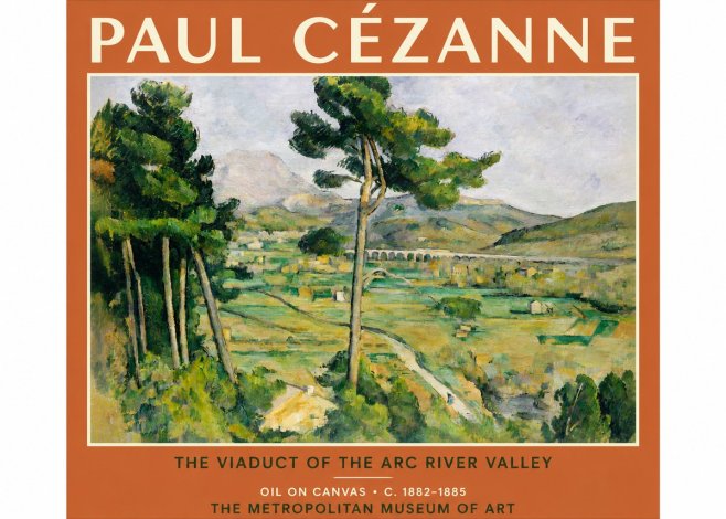 Paul Cézanne The Viaduct of the Arc River Valley No3 - Poster