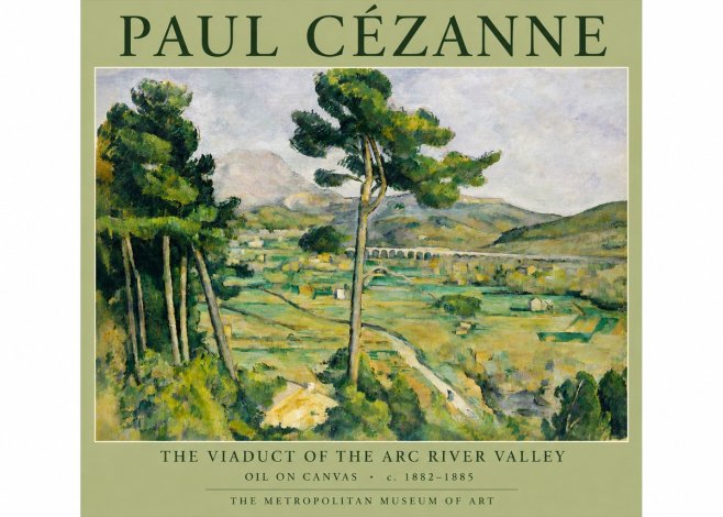 Paul Cézanne The Viaduct of the Arc River Valley No4 - Poster