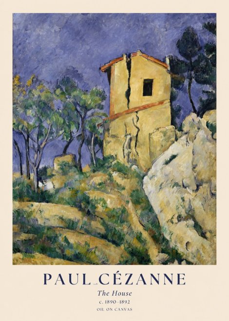 Paul Cézanne The House No1 - Poster