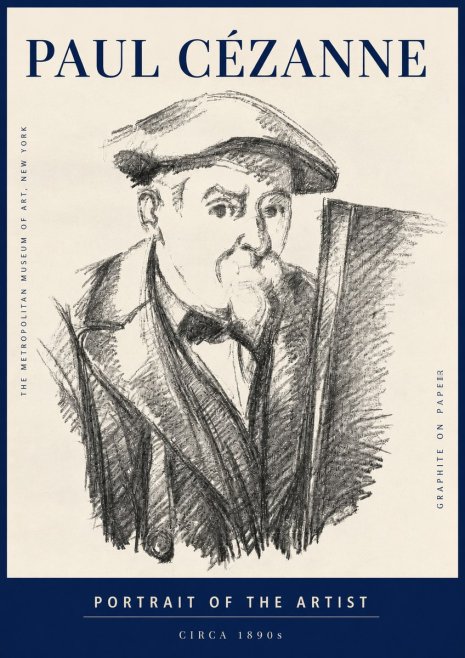 Paul Cézanne Portrait of the Artist III No3 - Poster