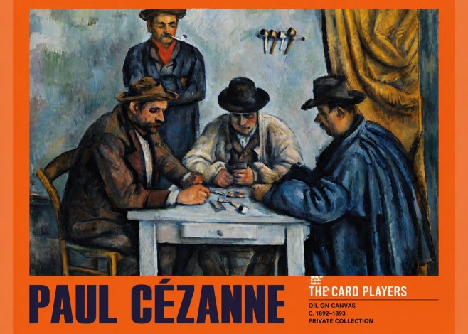Paul Cézanne The Card Players II No2 - Poster