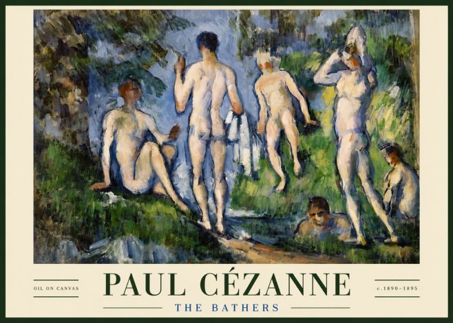 Paul Cézanne The Bathers No3 - Poster