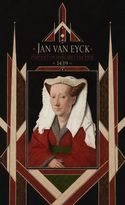 Jan van Eyck Portrait of Margaret Van Eyck II No6 - Poster