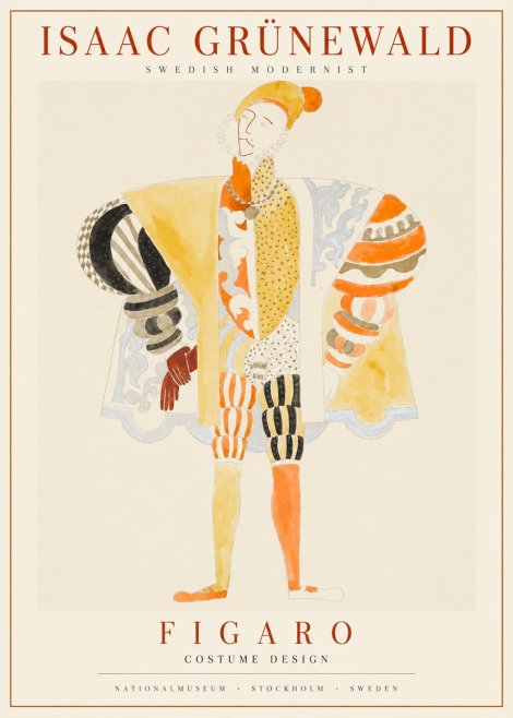 Isaac Grünewald Figaro I No1 - Poster
