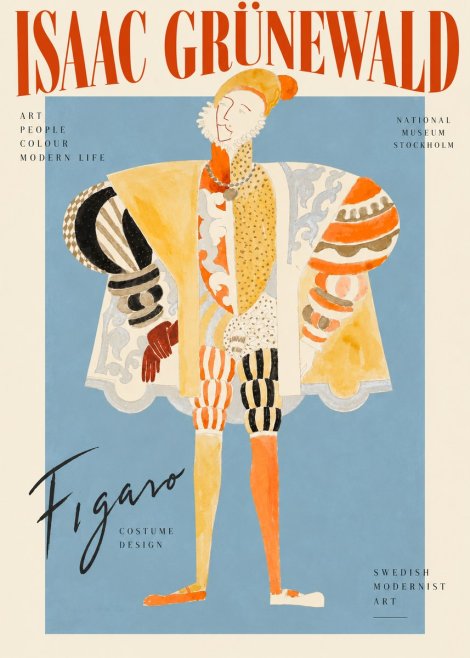 Isaac Grünewald Figaro I No3 - Poster