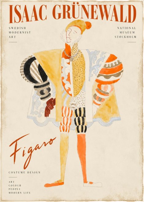 Isaac Grünewald Figaro I No6 - Poster