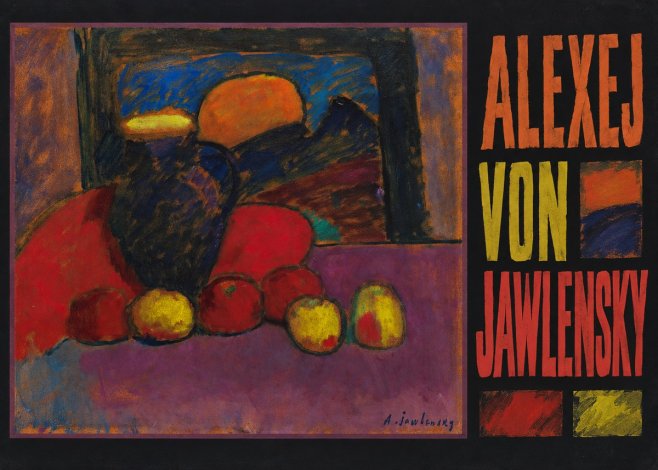 Alexej von Jawlensky Still Life with Vase and Fruit No4 - Poster