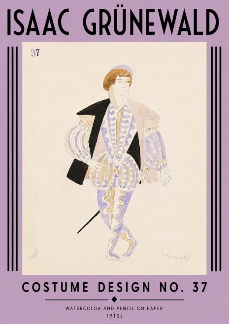 Isaac Grünewald Costume Design No. 37 No4 - Poster