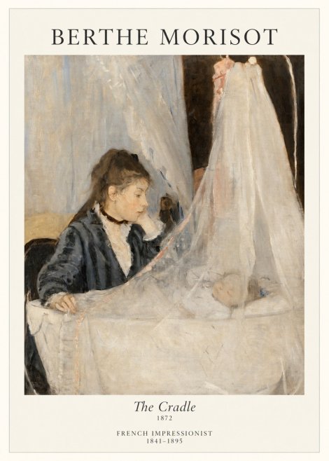 Berthe Morisot The Cradle No1 - Poster