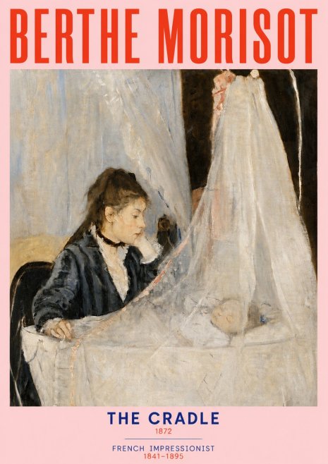 Berthe Morisot The Cradle No4 - Poster