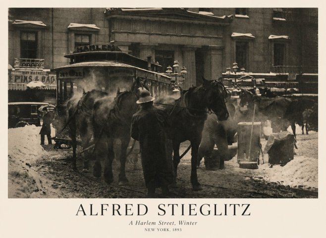 Alfred Stieglitz New York - Winter No3 - Poster
