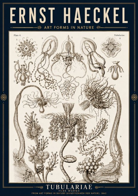 Ernst Haeckel Tubulariae No4 - Poster