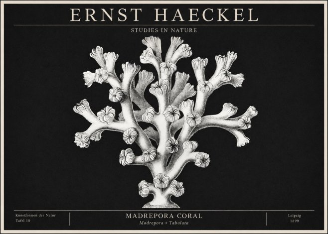 Ernst Haeckel Corallium Rubrum I No2 - Poster