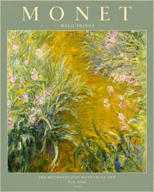 Monet Wild Irises No6 - Poster