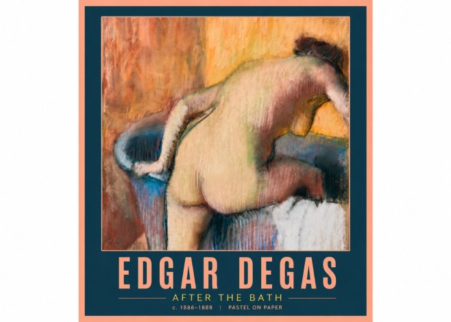 Edgar Degas After the Bath I No2 - Poster