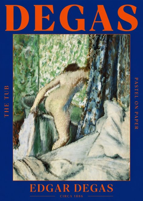 Edgar Degas The Tub No2 - Poster