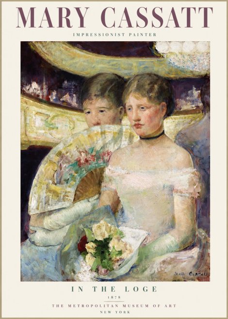 Mary Cassatt In the Loge No2 - Poster