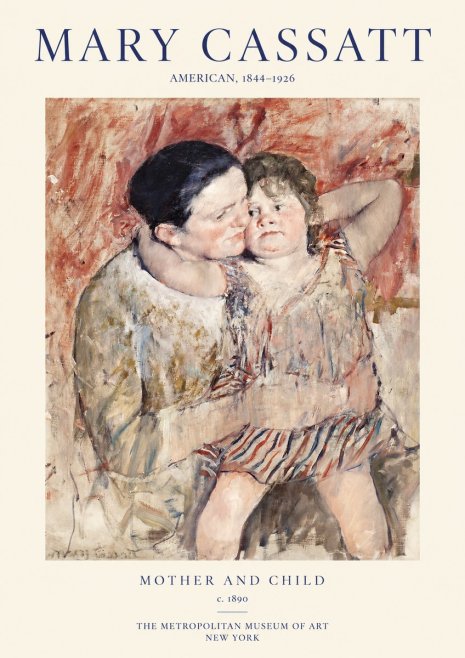 Mary Cassatt Mother and Child II No1 - Poster