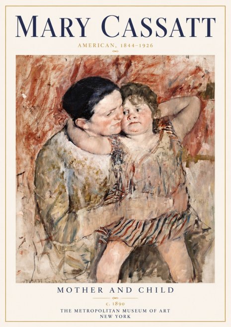 Mary Cassatt Mother and Child II No6 - Poster