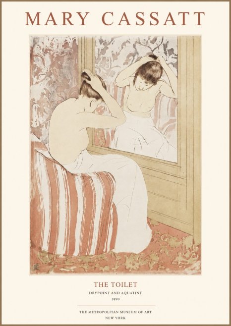 Mary Cassatt The Toilet No1 - Poster