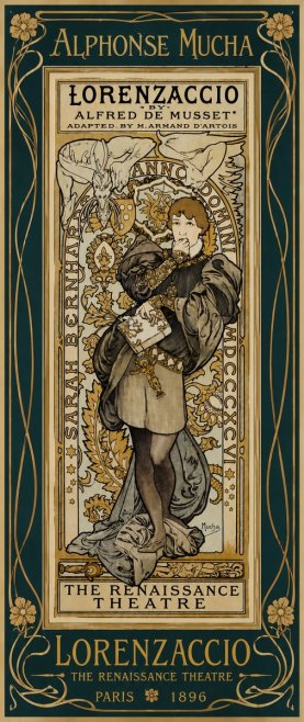 Mucha Lorenzaccio No5 - Poster