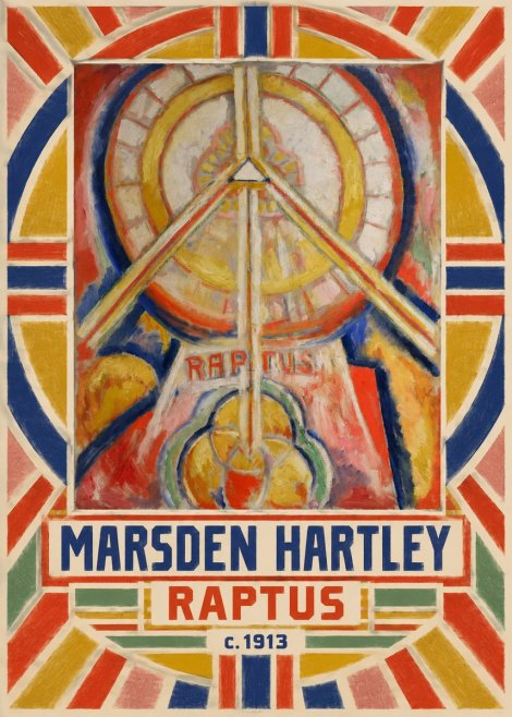 Marsden Hartley Raptus No3 - Poster