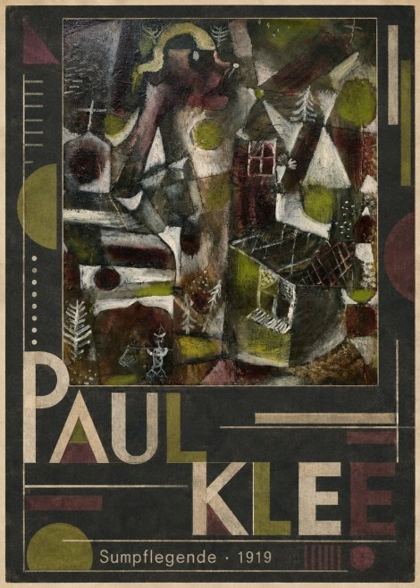 Paul Klee Sumpflegende I No5 - Poster