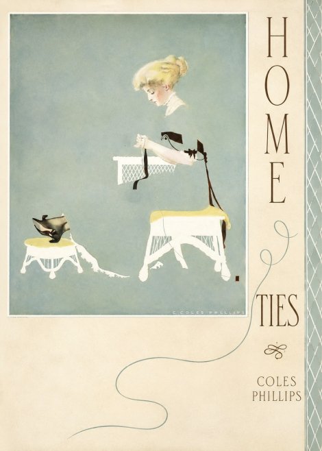 Coles Phillips Home Ties No4 - Poster