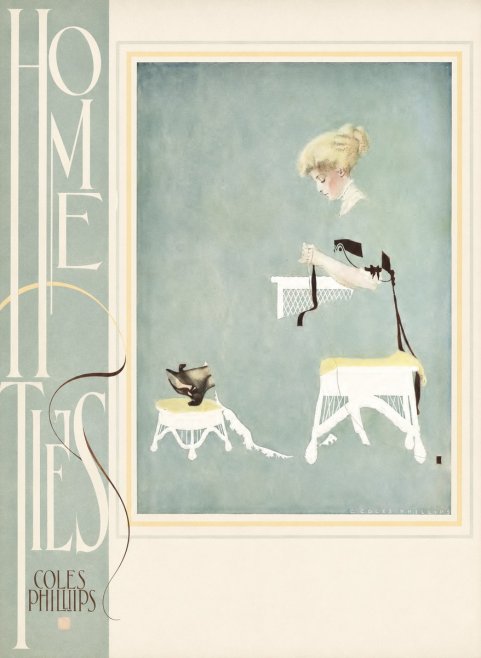 Coles Phillips Home Ties No5 - Poster