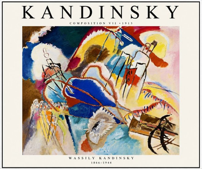 Kandinsky Composition Vii I No1 - Poster