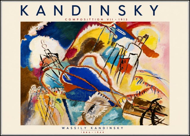 Kandinsky Composition Vii I No6 - Poster