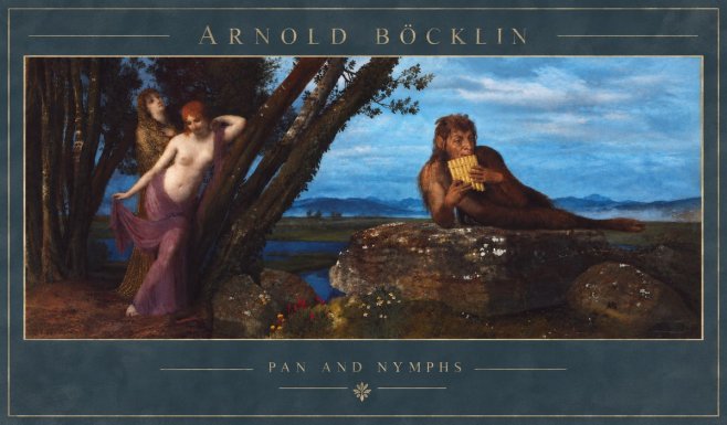 Arnold Böcklin Pan and Nymphs No5 - Poster