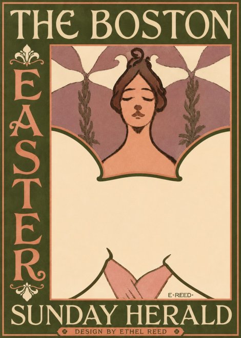 Ethel Reed The Boston Easter Sunday Herald No4 - Poster