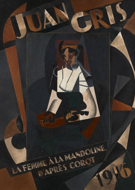 Juan Gris La Femme À La Mandoline, D'après Corot No6 - Poster