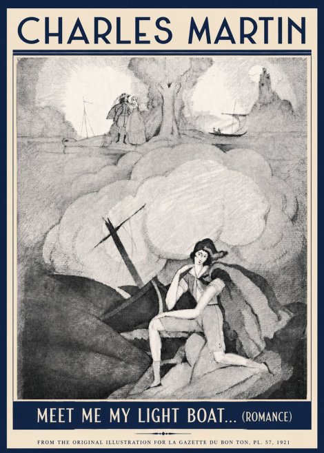 Charles Martin Meet Me My Light Boat... (Romance) No5 - Poster