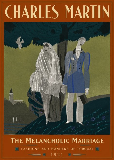 Charles Martin The Melancholic Marriage No5 - Poster