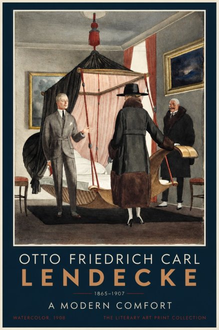 Otto Friedrich Carl Lendecke A Modern Comfort No2 - Poster