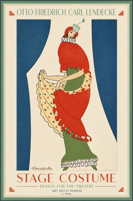 Otto Friedrich Carl Lendecke Stage Costume No6 - Poster