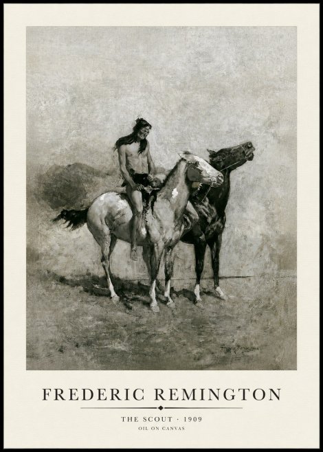 Frederic Remington The Scout II No1 - Poster