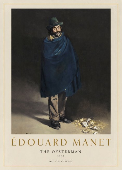 Édouard Manet The Oysterman No1 - Poster