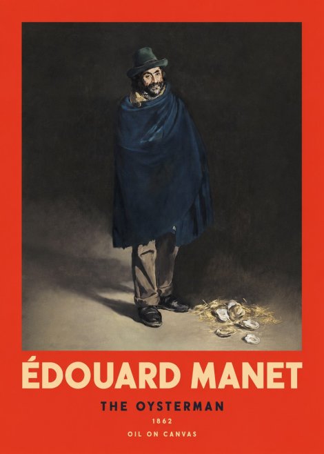 Édouard Manet The Oysterman No2 - Poster